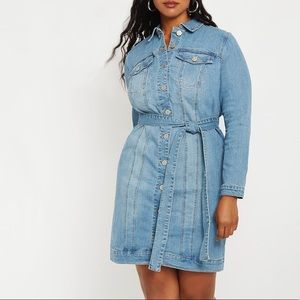 ELOQUII nwt denim jacket dress. Size 20